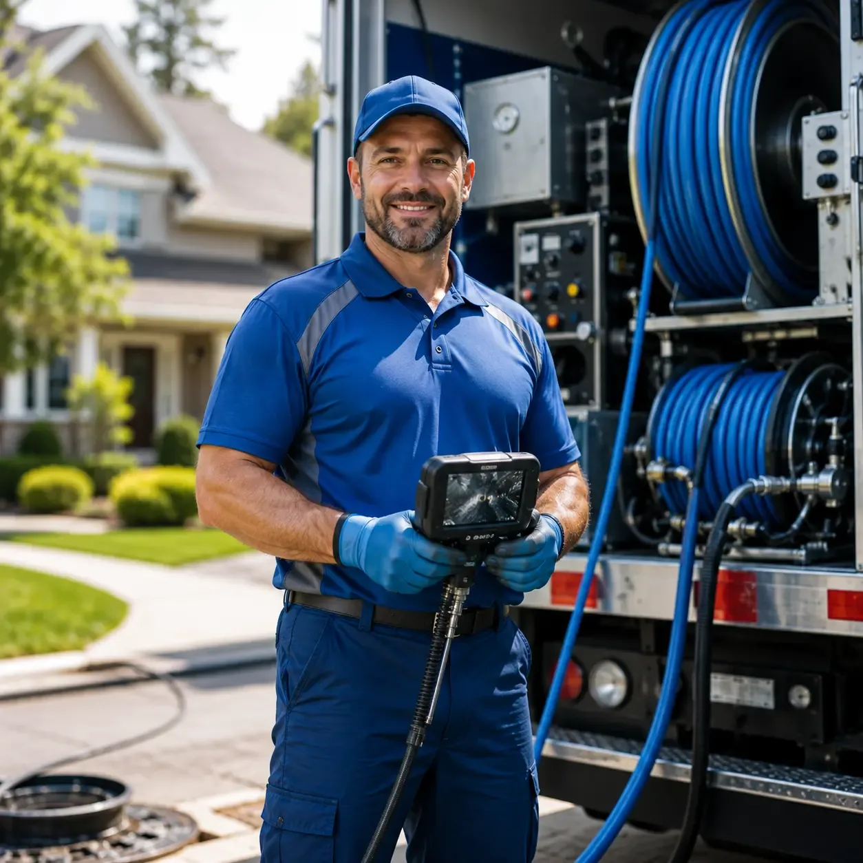 Local outdoor drain cleaning specialists in Walkerville, MI